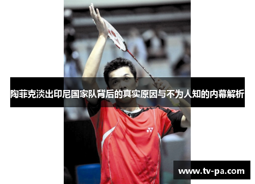 陶菲克淡出印尼国家队背后的真实原因与不为人知的内幕解析 陶菲克淡出印尼国家队背后的真实原因与不为人知的内幕解析